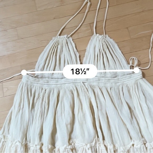 Free People 100 Degree Mini Dress in Light Tan S NWOT - Picture 13 of 16